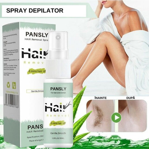 Spray Depilator pentru îndepărtarea părului: Efect instant pentru Femei și Bărbați 👩‍🦰👨‍🦰